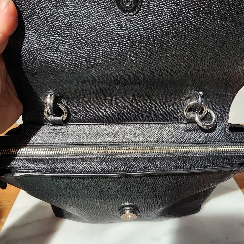 REBECCA MINKOFF Black Satchel/Crossbody Bag - NWOT - Picture 4 of 6